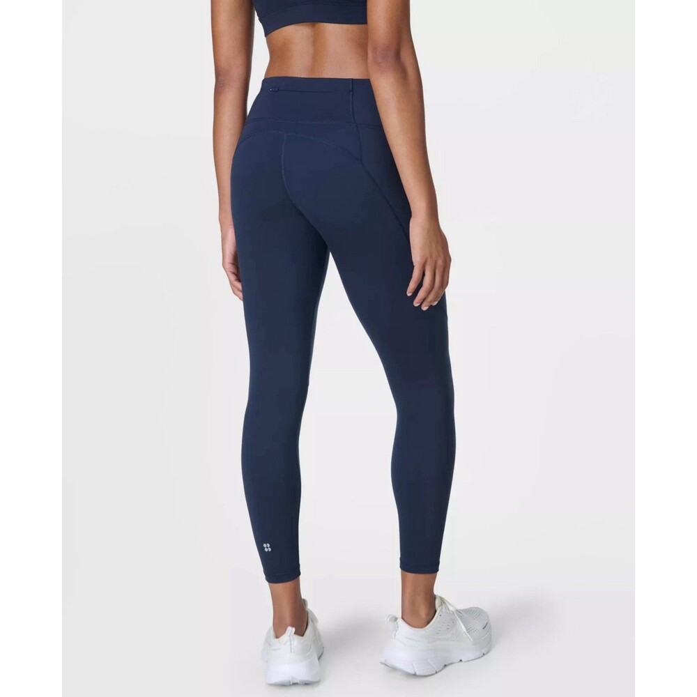 Sweaty Betty Women's Navy Blue Power 7/8 Workout Leggings Size XXS